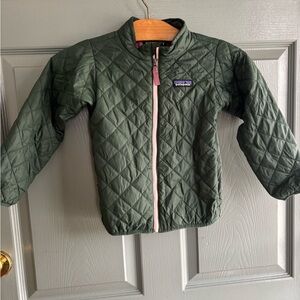 Patagonia Forest Green Quilted Jacket